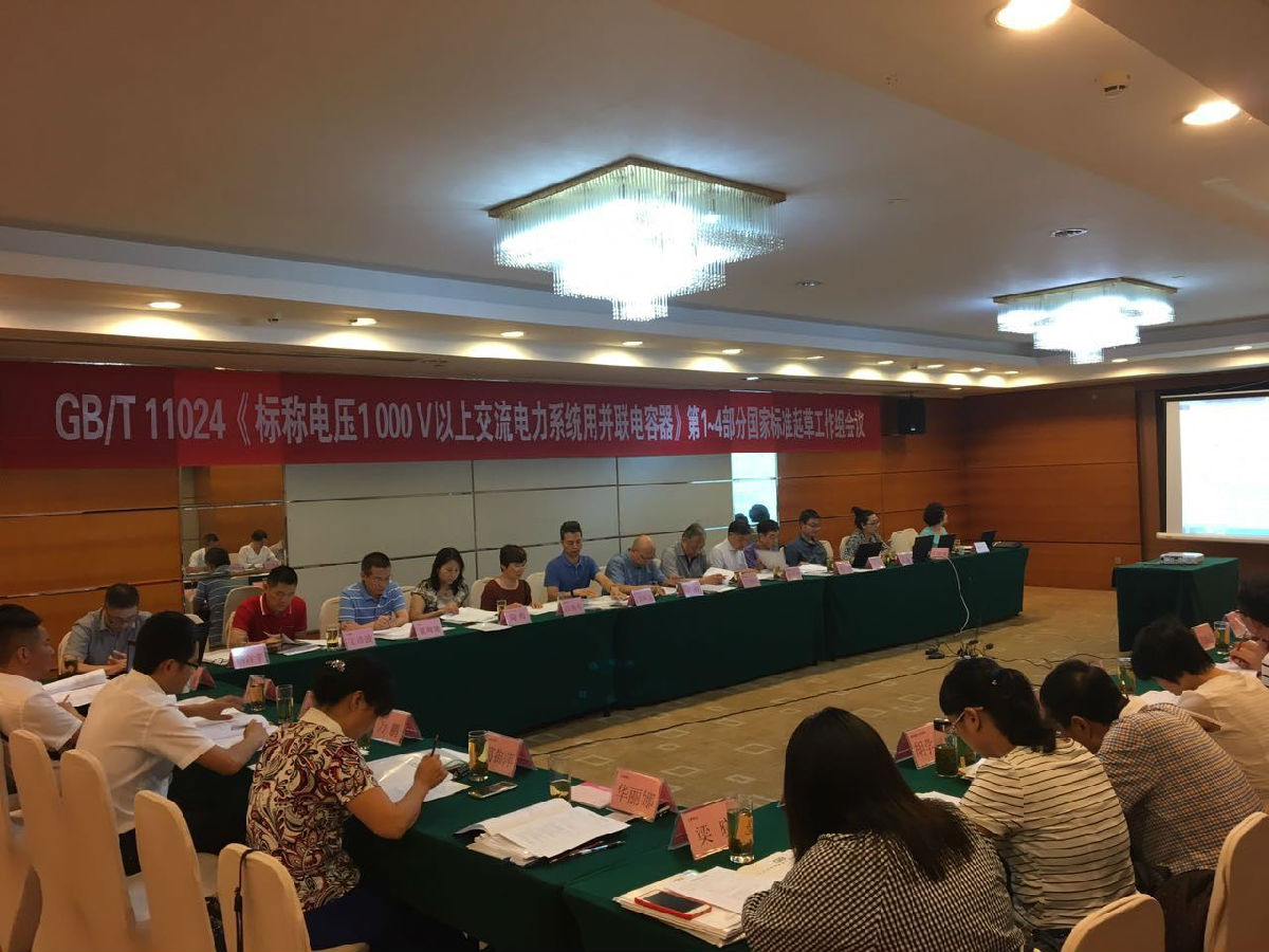 賽晶承辦電力電容器GB/T 11024國家標準起草工作組會議